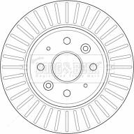 Borg & Beck BBD4526 - Гальмівний диск autocars.com.ua