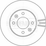 Borg & Beck BBD4528 - Гальмівний диск autocars.com.ua