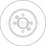 Borg & Beck BBD4531 - Гальмівний диск autocars.com.ua