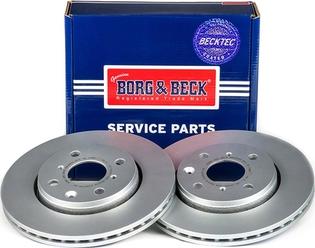 Borg & Beck BBD4534 - Тормозной диск avtokuzovplus.com.ua