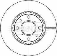 Borg & Beck BBD4537 - Гальмівний диск autocars.com.ua