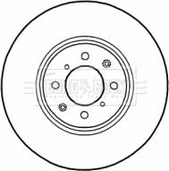 Borg & Beck BBD4564 - Тормозной диск avtokuzovplus.com.ua