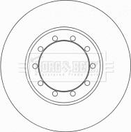 Borg & Beck BBD4566 - Гальмівний диск autocars.com.ua