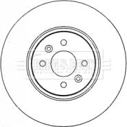 Borg & Beck BBD4572 - Гальмівний диск autocars.com.ua