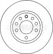 BOSCH 0 986 479 262 - Гальмівний диск autocars.com.ua