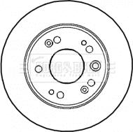 Borg & Beck BBD4590 - Тормозной диск avtokuzovplus.com.ua