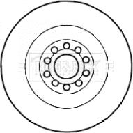 Borg & Beck BBD4594 - Тормозной диск avtokuzovplus.com.ua