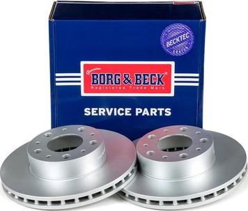 Borg & Beck BBD4608 - Гальмівний диск autocars.com.ua