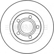 Borg & Beck BBD4615 - Тормозной диск avtokuzovplus.com.ua