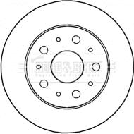 Borg & Beck BBD4621 - Гальмівний диск autocars.com.ua