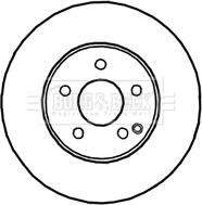 Borg & Beck BBD4629 - Тормозной диск avtokuzovplus.com.ua