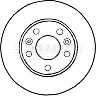 Borg & Beck BBD4640 - Гальмівний диск autocars.com.ua