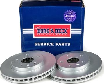 Borg & Beck BBD4641 - Гальмівний диск autocars.com.ua