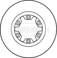 Borg & Beck BBD4647 - Гальмівний диск autocars.com.ua