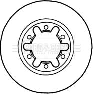 Borg & Beck BBD4648 - Тормозной диск avtokuzovplus.com.ua