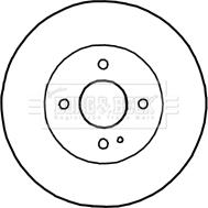 Borg & Beck BBD4650 - Тормозной диск avtokuzovplus.com.ua