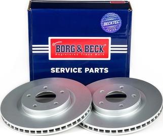 Borg & Beck BBD4657 - Гальмівний диск autocars.com.ua