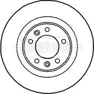 Borg & Beck BBD4667 - Тормозной диск avtokuzovplus.com.ua