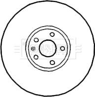 Borg & Beck BBD4673 - Тормозной диск avtokuzovplus.com.ua