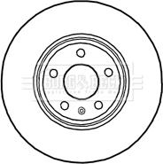 Borg & Beck BBD4689 - Тормозной диск avtokuzovplus.com.ua