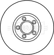 Borg & Beck BBD4691 - Гальмівний диск autocars.com.ua