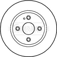 Borg & Beck BBD4700 - Тормозной диск avtokuzovplus.com.ua