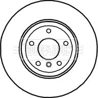 Borg & Beck BBD4704 - Гальмівний диск autocars.com.ua