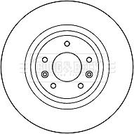 Borg & Beck BBD4706 - Тормозной диск avtokuzovplus.com.ua