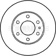 Borg & Beck BBD4709 - Гальмівний диск autocars.com.ua