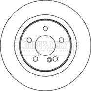 Borg & Beck BBD4723 - Тормозной диск avtokuzovplus.com.ua