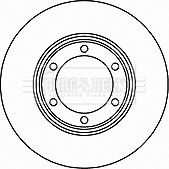 Borg & Beck BBD4728 - Гальмівний диск autocars.com.ua