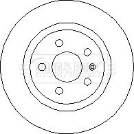 EUROREPAR 1618886480 - Гальмівний диск autocars.com.ua