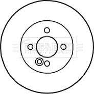 Borg & Beck BBD4732 - Гальмівний диск autocars.com.ua