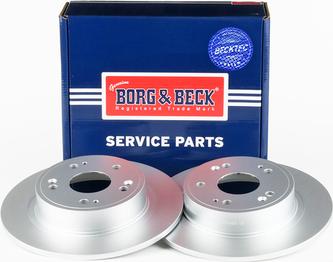 Borg & Beck BBD4743 - Тормозной диск avtokuzovplus.com.ua