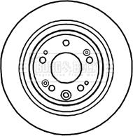 Borg & Beck BBD4744 - Тормозной диск avtokuzovplus.com.ua