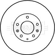 Borg & Beck BBD4751 - Тормозной диск avtokuzovplus.com.ua