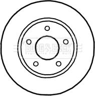 Borg & Beck BBD4752 - Гальмівний диск autocars.com.ua