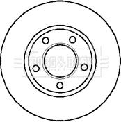 Borg & Beck BBD4760 - Гальмівний диск autocars.com.ua