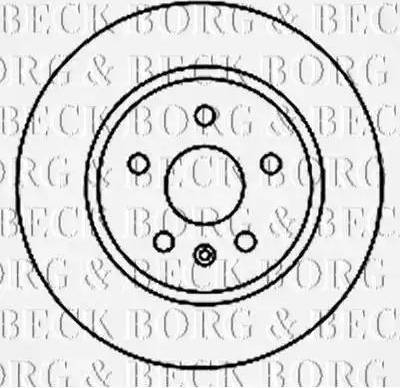 Borg & Beck BBD4766 - Гальмівний диск autocars.com.ua