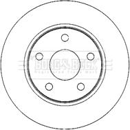 Borg & Beck BBD4768 - Гальмівний диск autocars.com.ua