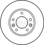 Borg & Beck BBD4774 - Гальмівний диск autocars.com.ua