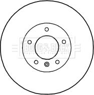 Borg & Beck BBD4782 - Тормозной диск avtokuzovplus.com.ua