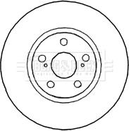 Borg & Beck BBD4789 - Гальмівний диск autocars.com.ua