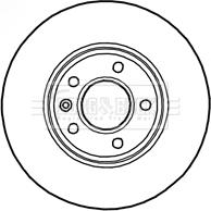 Borg & Beck BBD4797 - Тормозной диск avtokuzovplus.com.ua