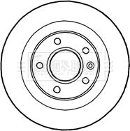 Borg & Beck BBD4799 - Тормозной диск avtokuzovplus.com.ua