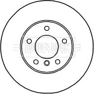 Borg & Beck BBD4810 - Тормозной диск avtokuzovplus.com.ua