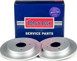 Borg & Beck BBD4869 - Гальмівний диск autocars.com.ua