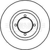 Borg & Beck BBD4906 - Гальмівний диск autocars.com.ua