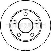 Borg & Beck BBD4949 - Гальмівний диск autocars.com.ua