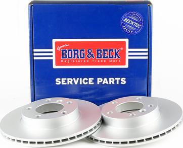 Borg & Beck BBD4952 - Гальмівний диск autocars.com.ua